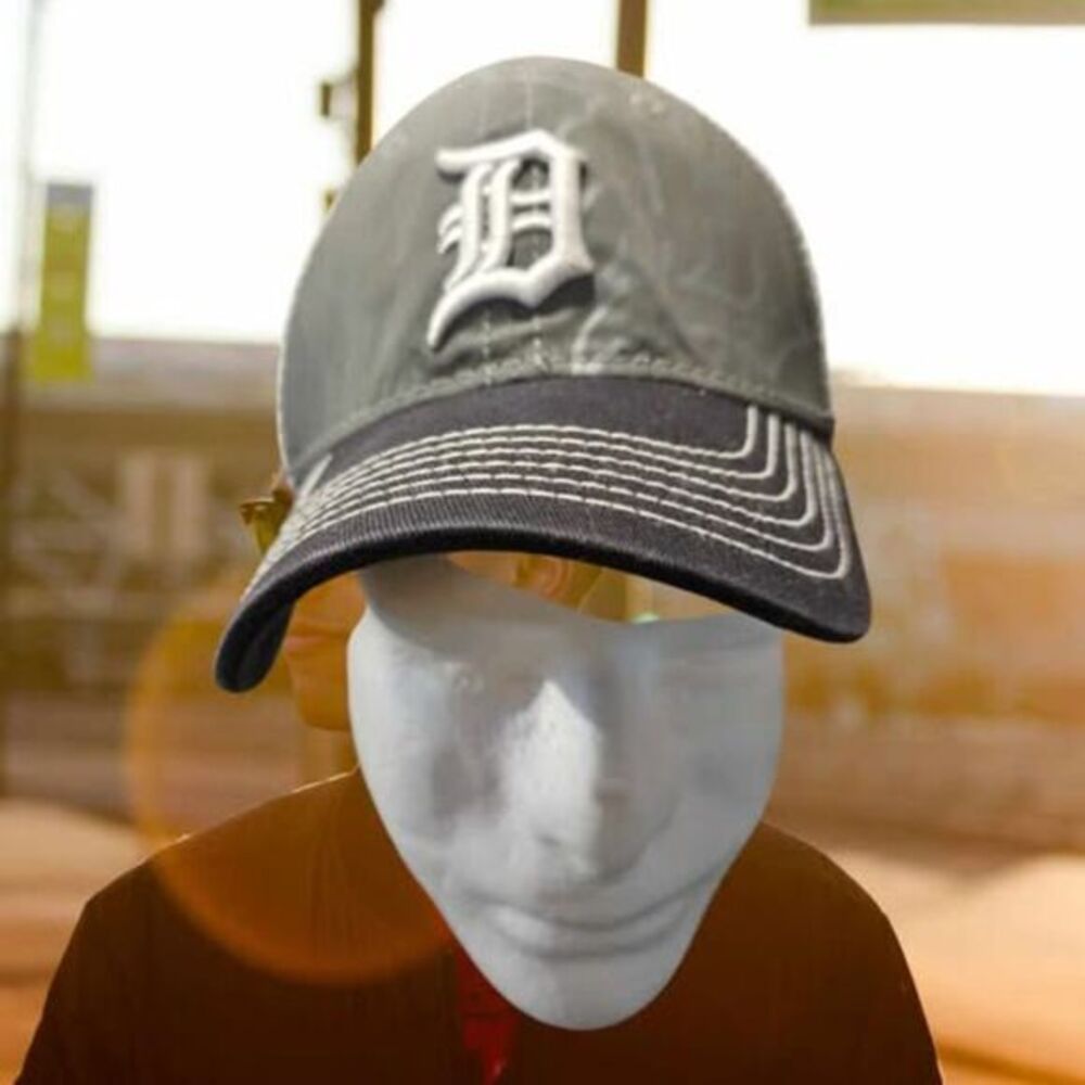 Boy's Detroit‎ Tigers Gray Fitted Hat Size OSFA